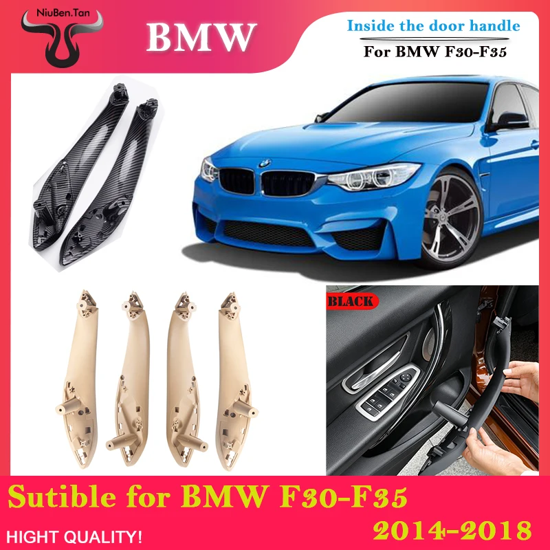 

Inner Doors Handle Pull Trim Cover Car Accessories for BMW 3 Series 2014-2018 F30 316d 318d 320d F31 320i 325d