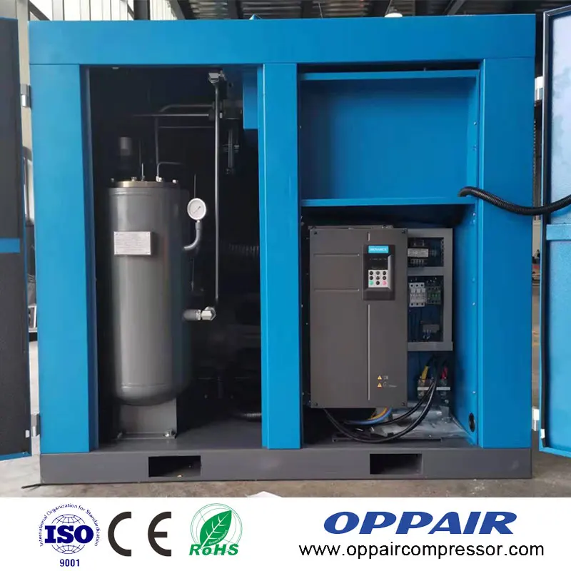 Промышленный винтовой воздушный компрессор OPPAIR 7 бар 8 10 12 16 0 м 3/min 5m3/мин