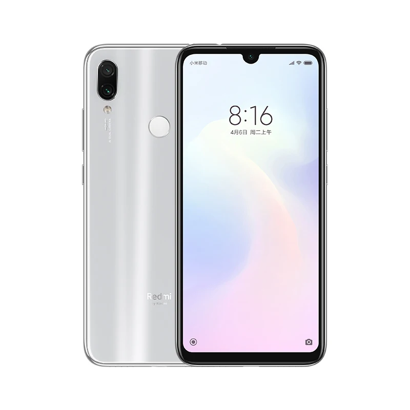 Смартфон Xiaomi Redmi Note 7 с глобальной прошивкой, 6 ГБ ОЗУ, 64 Гб ПЗУ, Snapdragon 660, экран 6,3 дюйма, задняя камера 48 МП, аккумулятор 4000 мАч - Цвет: White