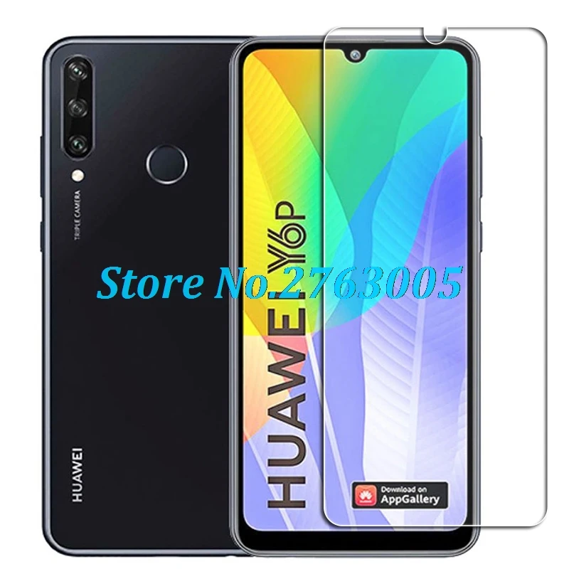 

Tempered Glass For Huawei Y6p Huawei Y6p MED-LX9, MED-LX9N 6.3" GLASS Protective Film Screen Protector Phone cover