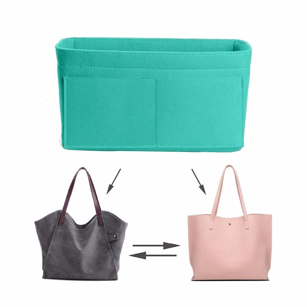 Женский органайзер для косметики/сумка из войлочной ткани хранения женская