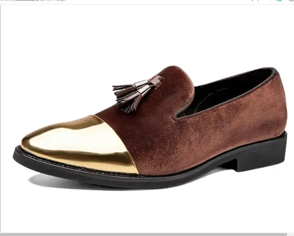 Мужские бархатные туфли ручной работы модные лоферы на плоской подошве