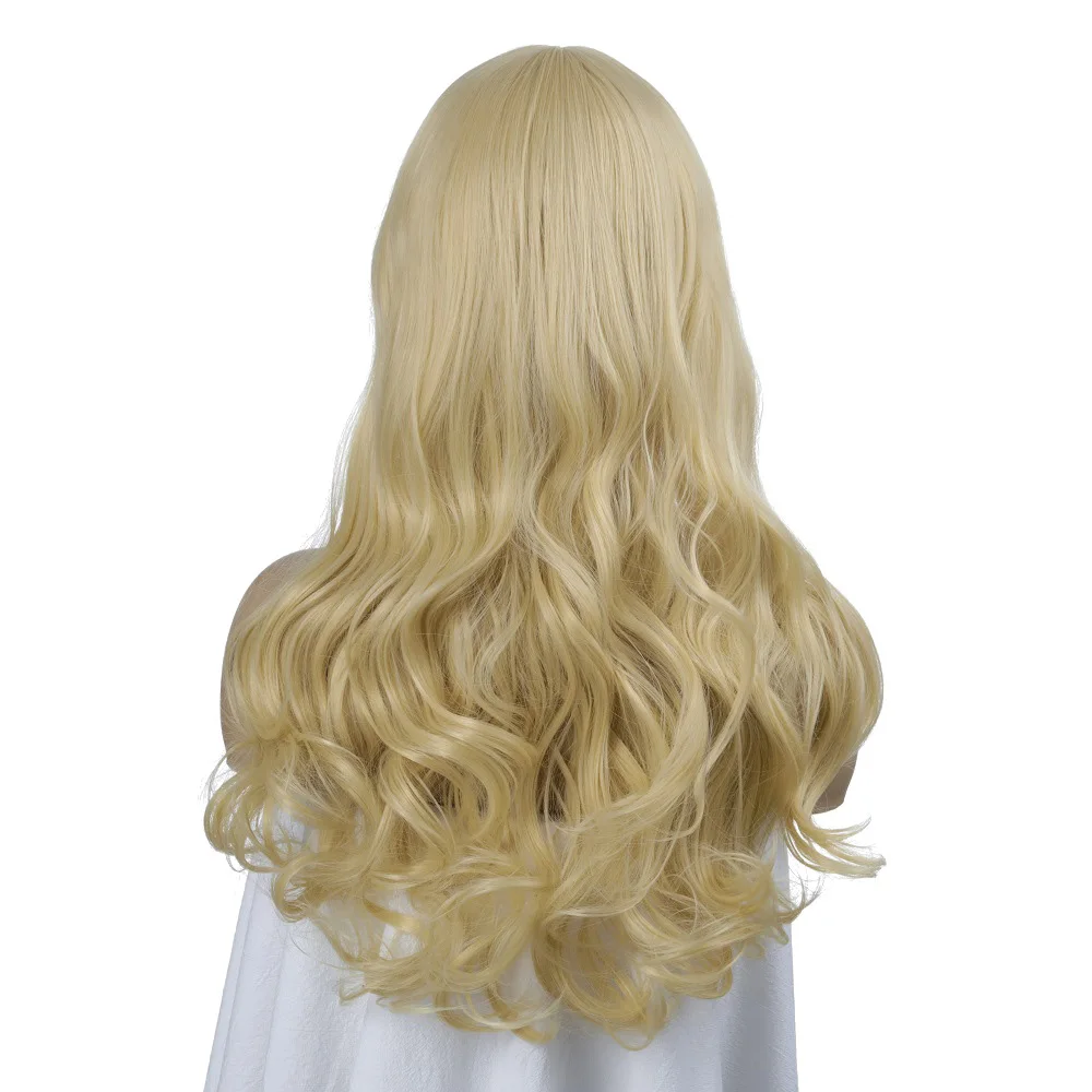 Светлые Волнистые парики для белых/черных женщин волнистые волосы термостойкие