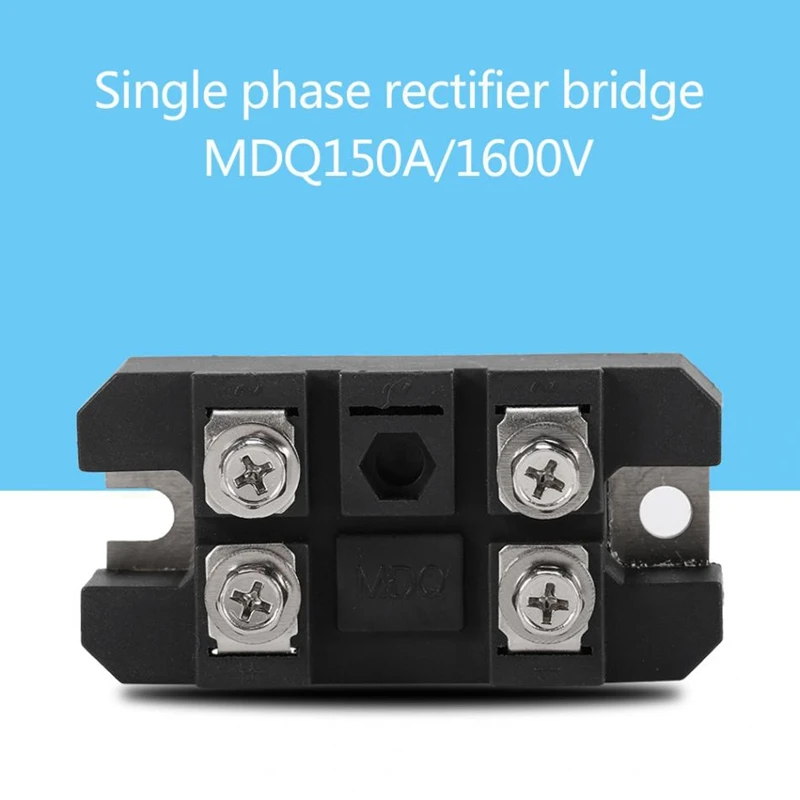 1Pc MDQ 150A-1600V Black Single-Phase Diode Bridge Rectifier 150A Amp High Power 1600V