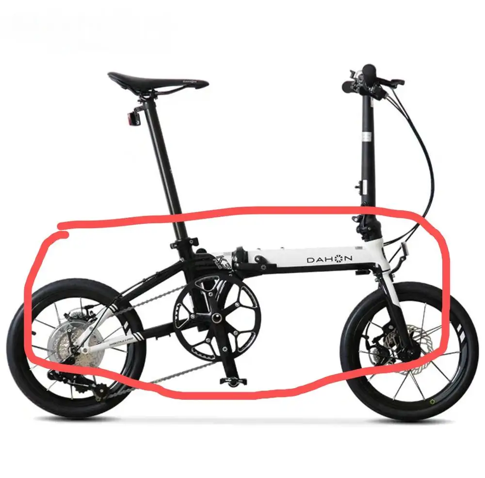 Dahon K3 плюс kaa693 складная рама велосипеда 16 дюймов дисковый тормоз внутренней