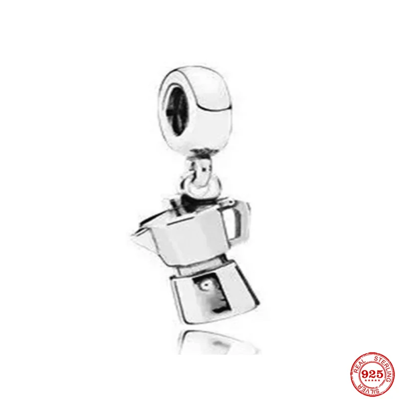 Новый кулон в виде чайника S925 гитары пива неограниченных любовных костей шарм