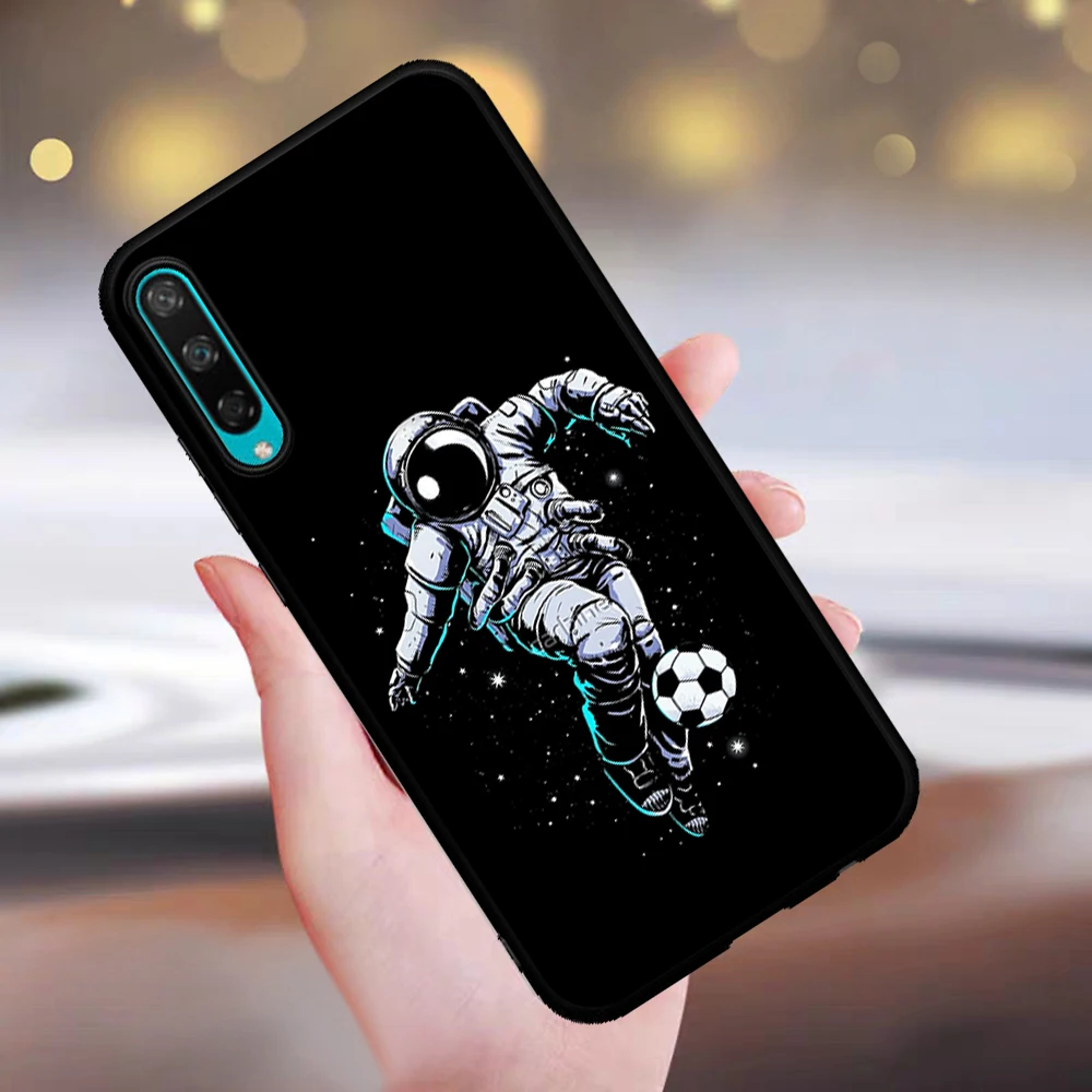 

Cute Cartoon Astronaut Star Space for Huawei Honor 8 Lite 8X 8C 9X 9 10 Lite 20 Pro V20 10i 20i 8S 8A 30 Pro 30S Phone Case