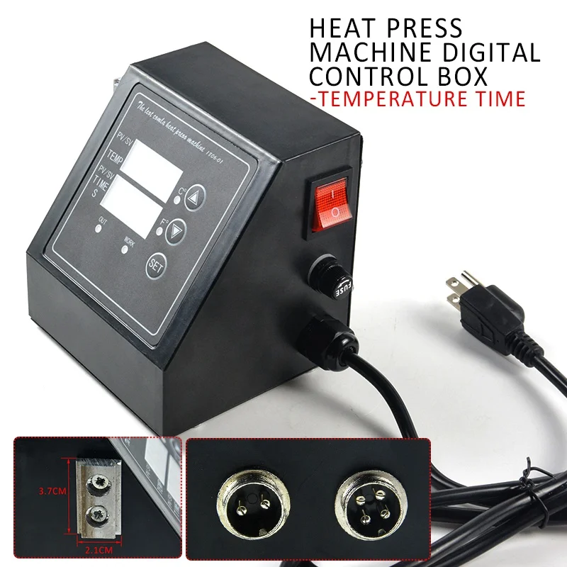 110V/220v тепла Пресс машина цифровой Управление коробка Температура Выбивать