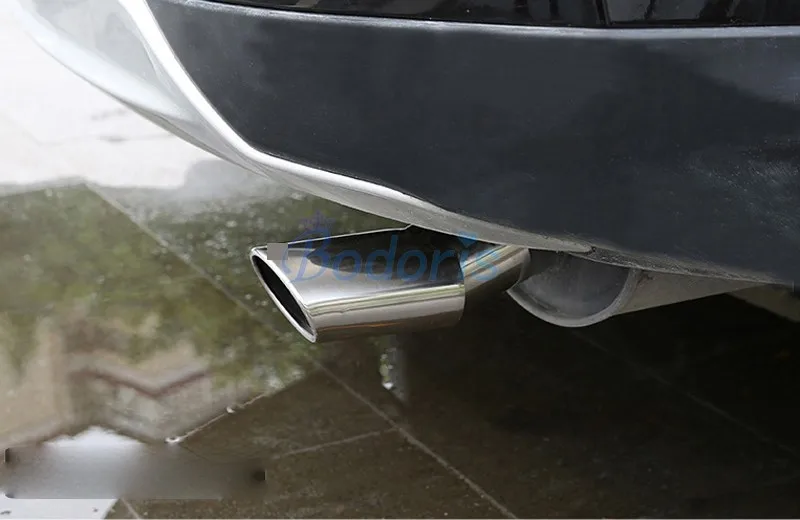 Для Honda CRV CR-V CR V 2007-2011 2012 2013 2014 2015 2016 Наконечник выхлопной трубы из нержавеющей стали Кузовные аксессуары на.
