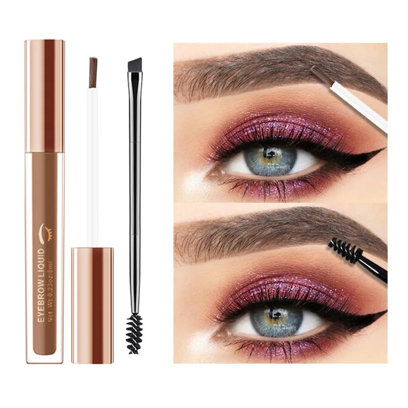 Профессиональный гель для бровей усилитель тени макияжа коричневый цвет