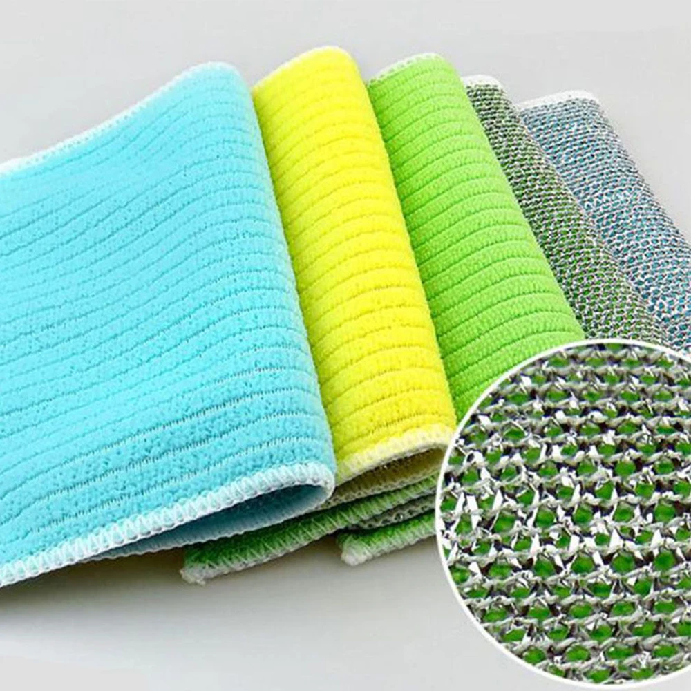 1 предмет стиральная ткани блюдо тряпки посуда Полотенца из бамбукового волокна