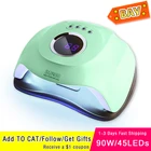 Сушилка SUN M3 UV 2020, 90 Вт, 45 светодиодов, таймер освесветильник, 10306099 С, лампа для маникюра