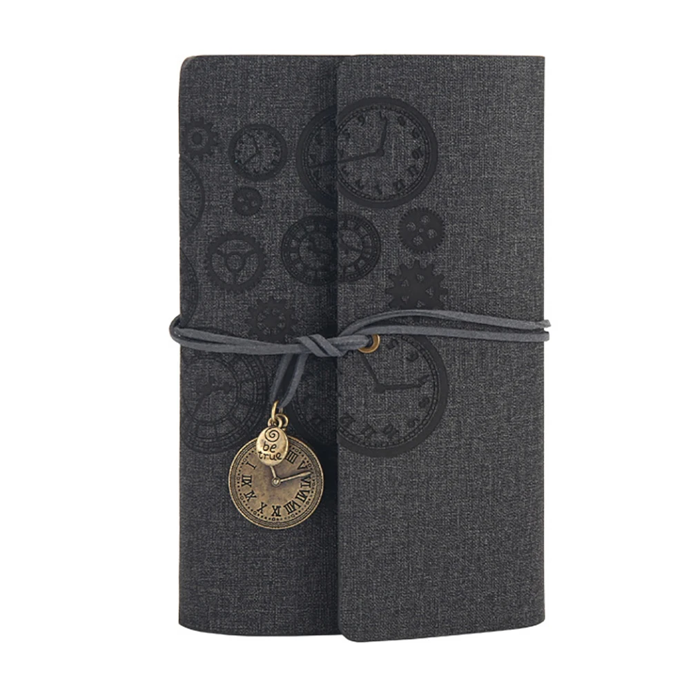 Портативный дорожный винтажный блокнот формата A6 с свободными листьями дневник