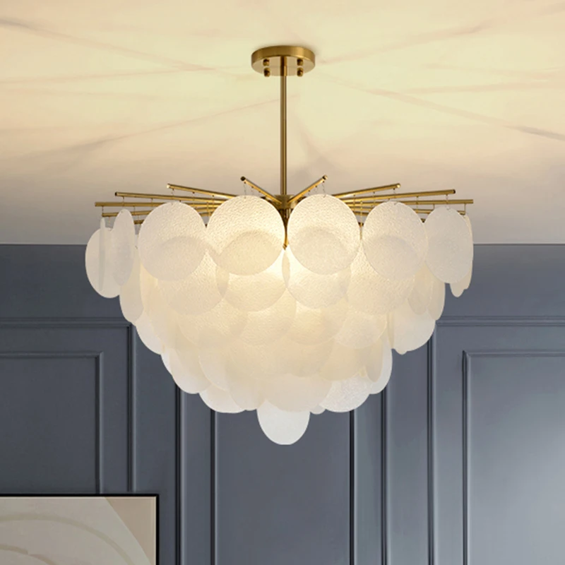 

Modern Golden Glass Chandeliers Home E14 LED Ligthing Lights Livingroom Bedroom Dining room Indoor chandelier Lamp Luminaire