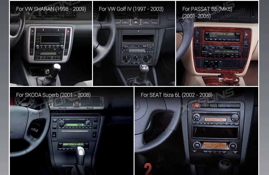 " Android 9,0 OS автомобильный DVD Мультимедиа Навигация gps радио для Volkswagen Polo 1999-2008& Sharan 1998-2009& Passat B5 2001-2005