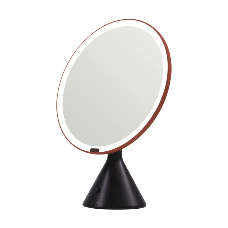 Vanity Mirror with Bluetooth Touch Proled Makeup  Mirror Self Haircut Mirror Table Light Droppship & Sucker