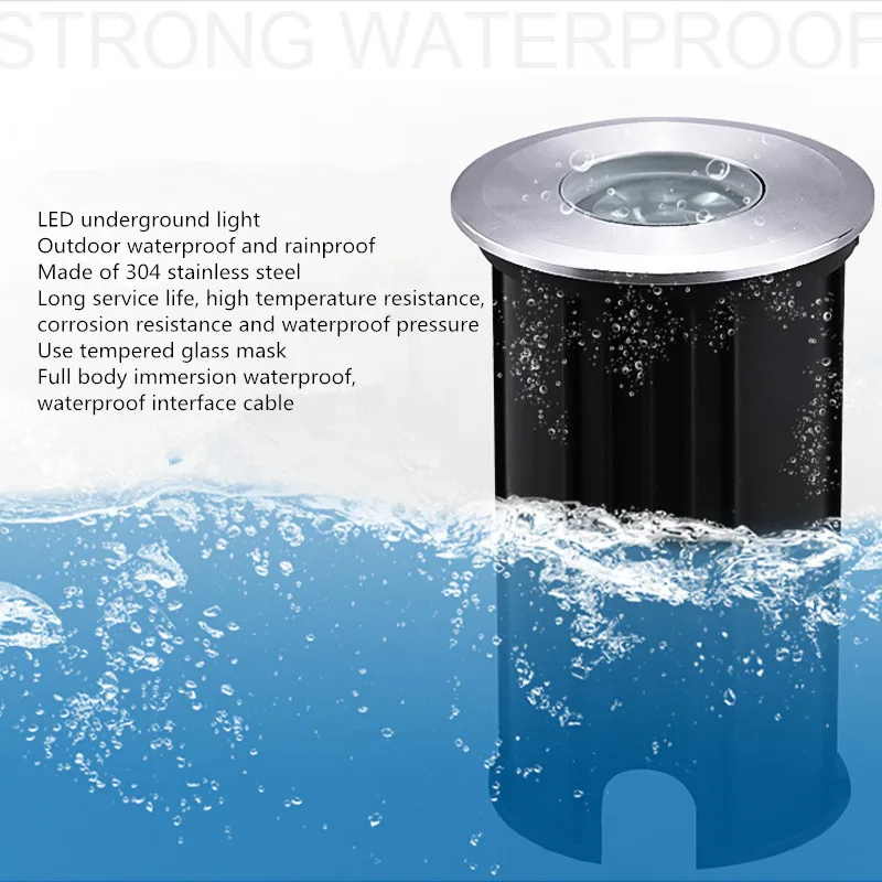 

1w Led Step Lights Waterproof Garden Floorlight Led Lamp Outdoor Deck Post Light Underground Lights DC24V Embedded Patio Light