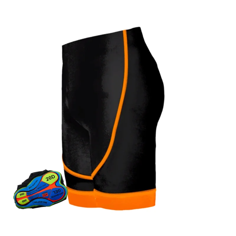 Pantalones cortos antideslizantes con almohadilla de Gel para hombre, Shorts clásicos a prueba de golpes para bicicleta de montaña, 20D, 2021