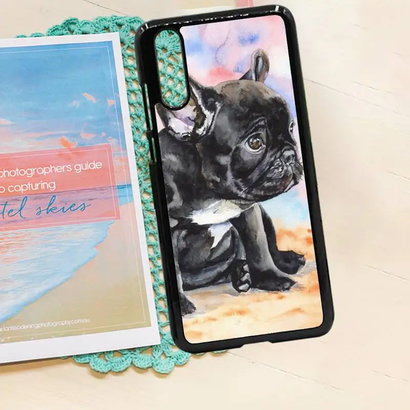 

French bulldog dog cute animal Phone Case PC for iPhone 11 12 pro XS MAX 8 7 6 6S Plus X 5S SE 2020 XR