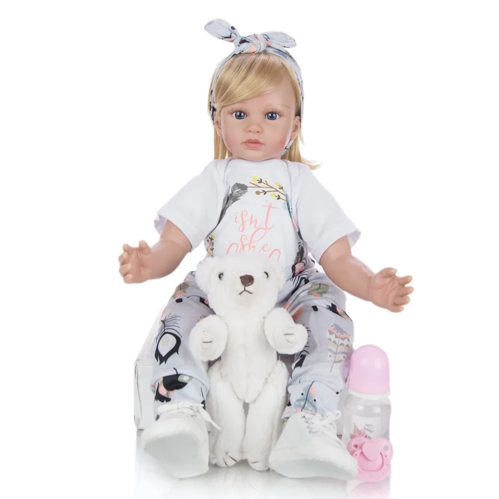 

KEIUMI 24 дюйма куклы для новорожденных, ручная работа, силиконовая кукла для новорожденных, ручная работа, подарок на день рождения для девочек