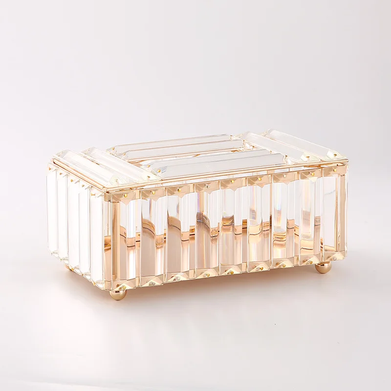 

Fashion creative crystal tissue box European style toilet tissue box pumping box Household storage box napkin paper box