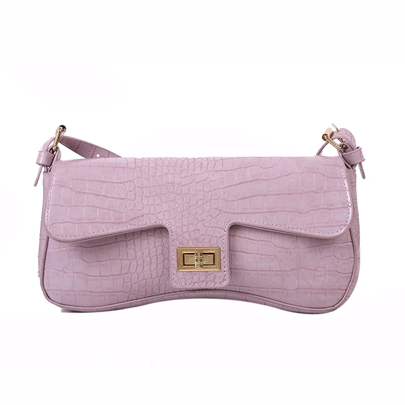 

Crocodile Pattern Women Handbag Female Luxury Designer Shoulder Bag High Quality PU Leather Crossbody Bag Underarm Bags Purse