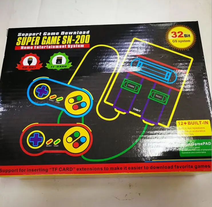 2021 Новый SN-200 soppart аркадная игра для Snes HDMI чехол телефона в виде ретро-игровой