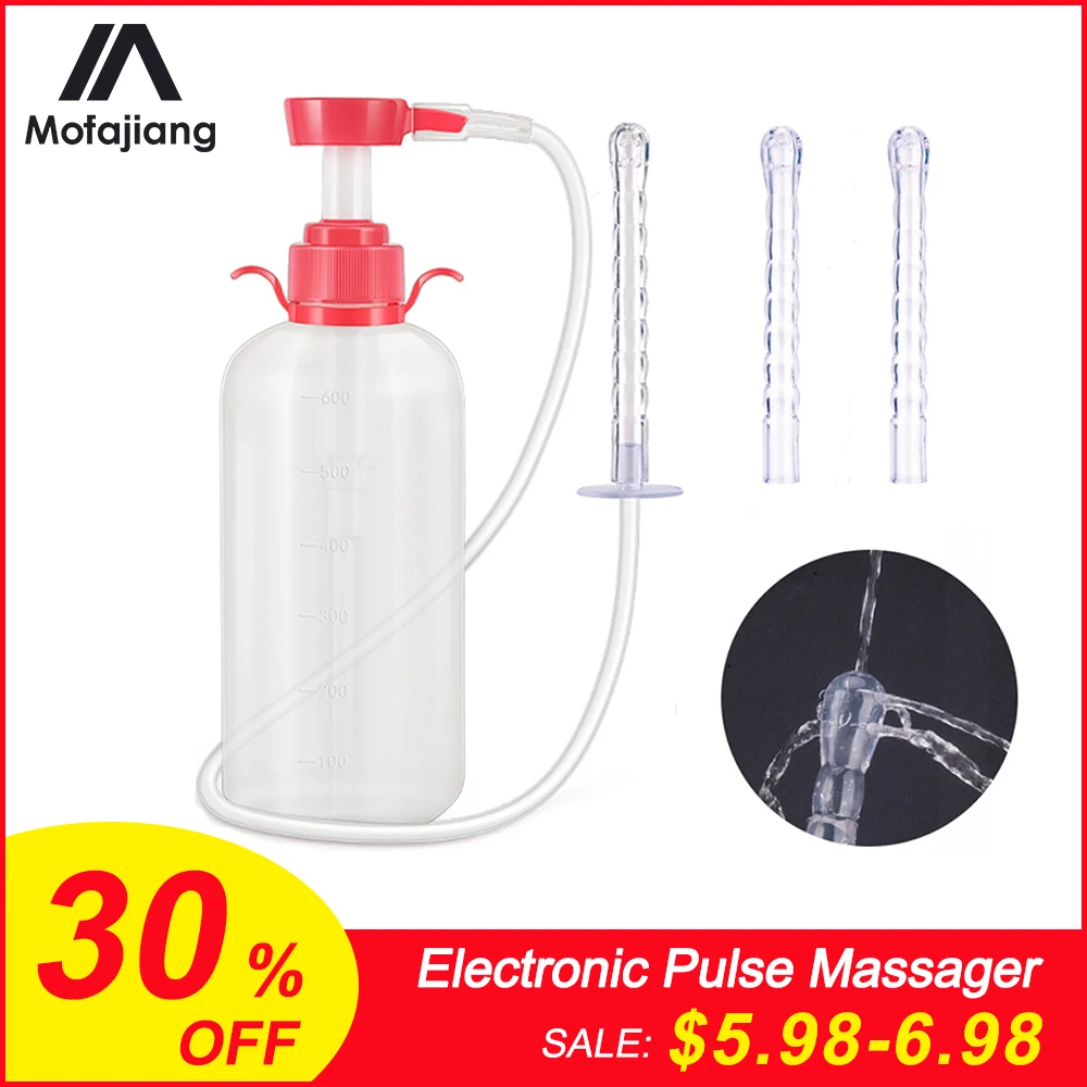 300Ml/600ML Medical Vaginal Clearner Anal Douche Enema Ass Anus Cleaning Syringe Washing Irrigator Clean Vagina Device|Товары для