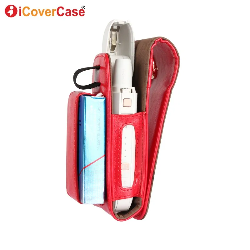 Кожаный чехол-держатель для электронных сигарет iQOS чехлы аксессуары | Мобильные