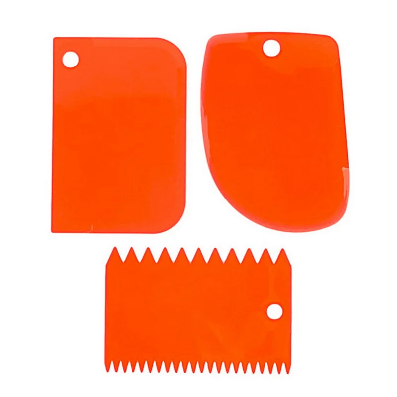 Скребок для крема 3 шт./лот скребок с неровными зубьями рукоделия украшения торта