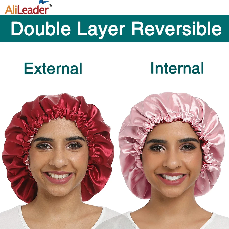 Double Layer Slik Night Sleep Cap 