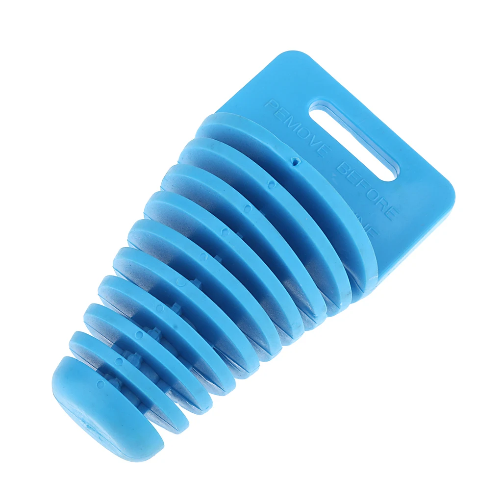 2/4 тактный мотоцикл резиновая заглушка выхлопная труба глушитель моющаяся синий