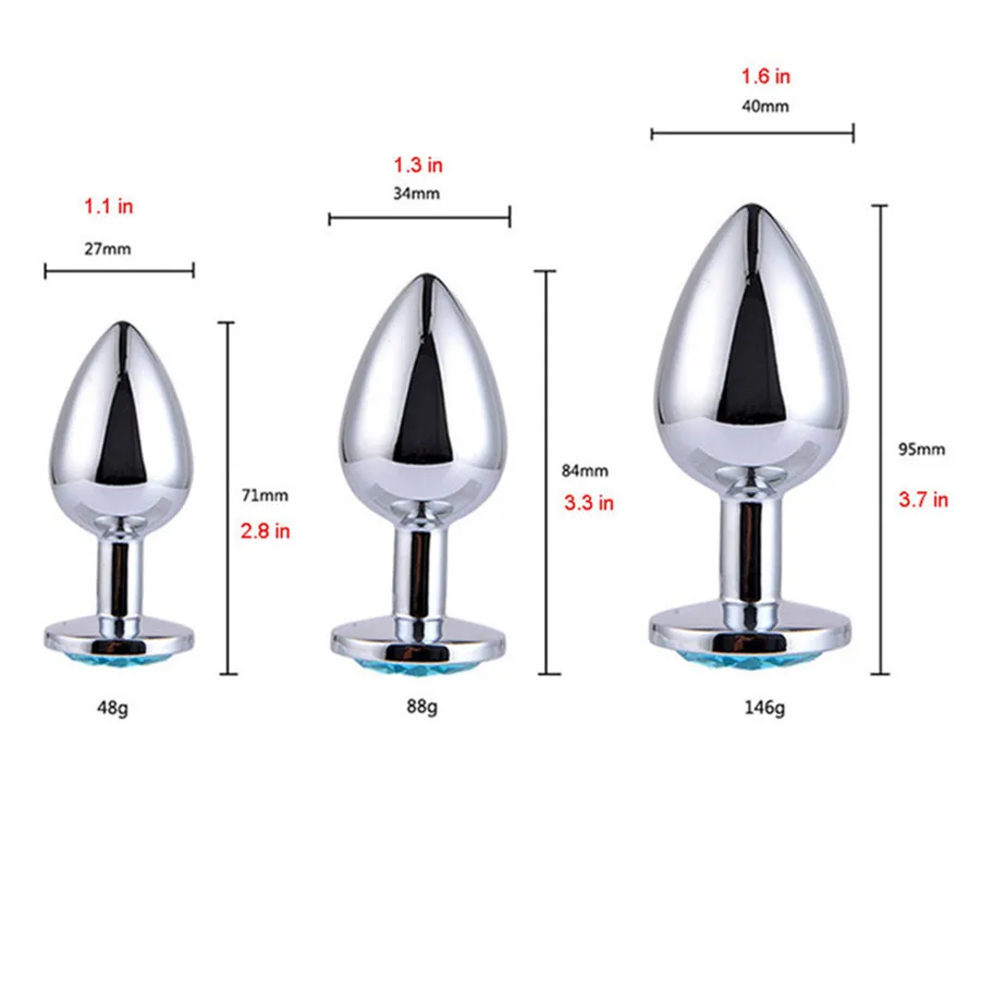 Интимная Сексуальная игрушка маленькая средняя огромная Анальная пробка