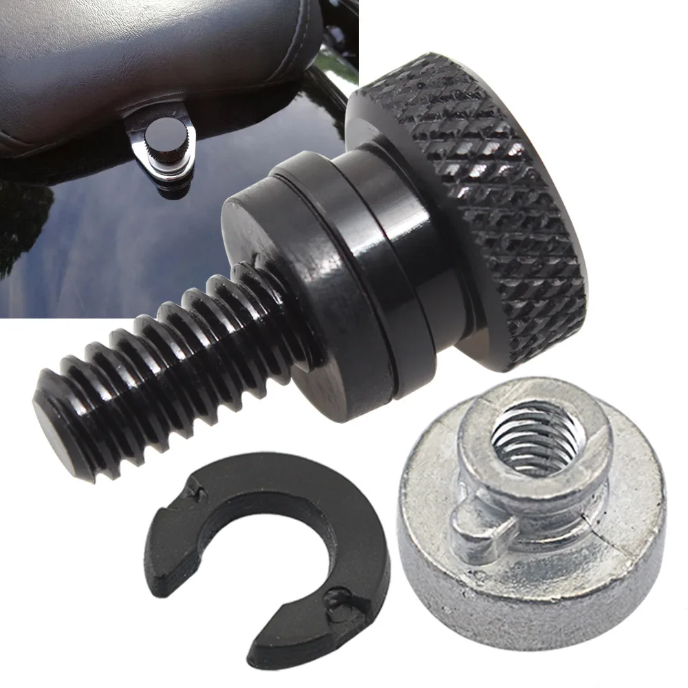 Motorcycle 6mm Thread Fender Seat Bolt Screw Nut For Harley Street Glide Road Ultra Iron 883 Forty Eight 1200 Custom | Автомобили и