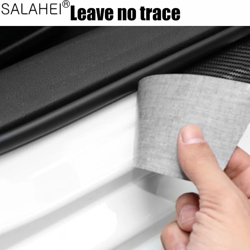

For Ford Fusion 4Pcs/set Car Door Sill Protectors Door Threshold Plate Stickers Carbon Vinyl Sticker Auto Interior Accessories