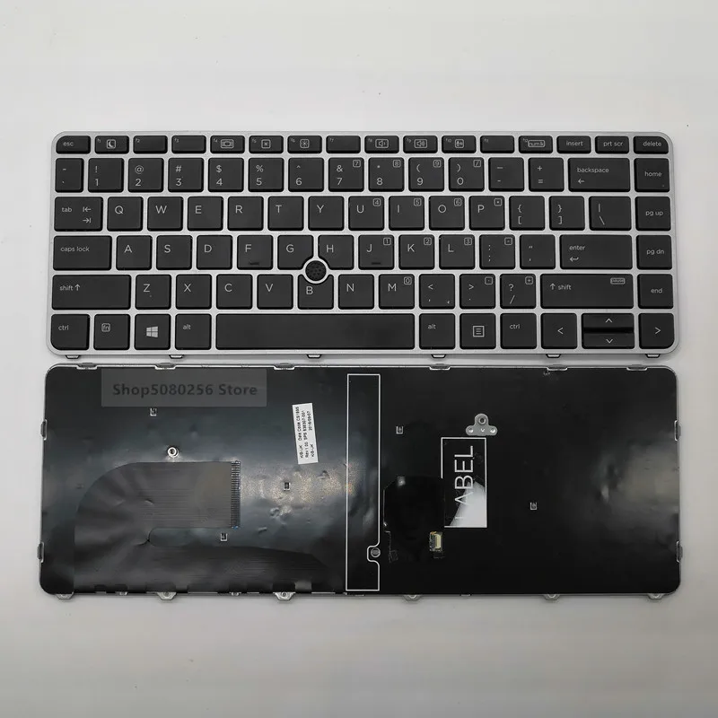 NO Backlight 95% Новинка) клавиатура с подсветкой для ноутбука hp Elitebook 840 G3 745 G3 Подлинная Клавиатура для ноутбука hp 840 G3 745 G3 Серебристая версия - Цвет: NO Backlight