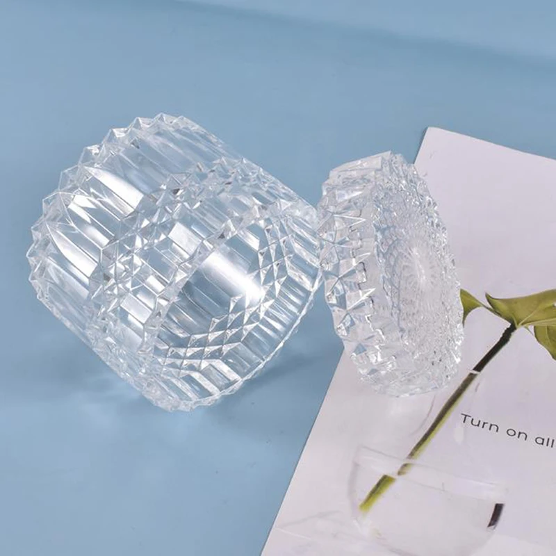 

DIY Crystal Round Shape Storage Bottle Mold For Jewelry Making Cut Mold Epoxy Uv Gift Box Jewelry Tools Moulds