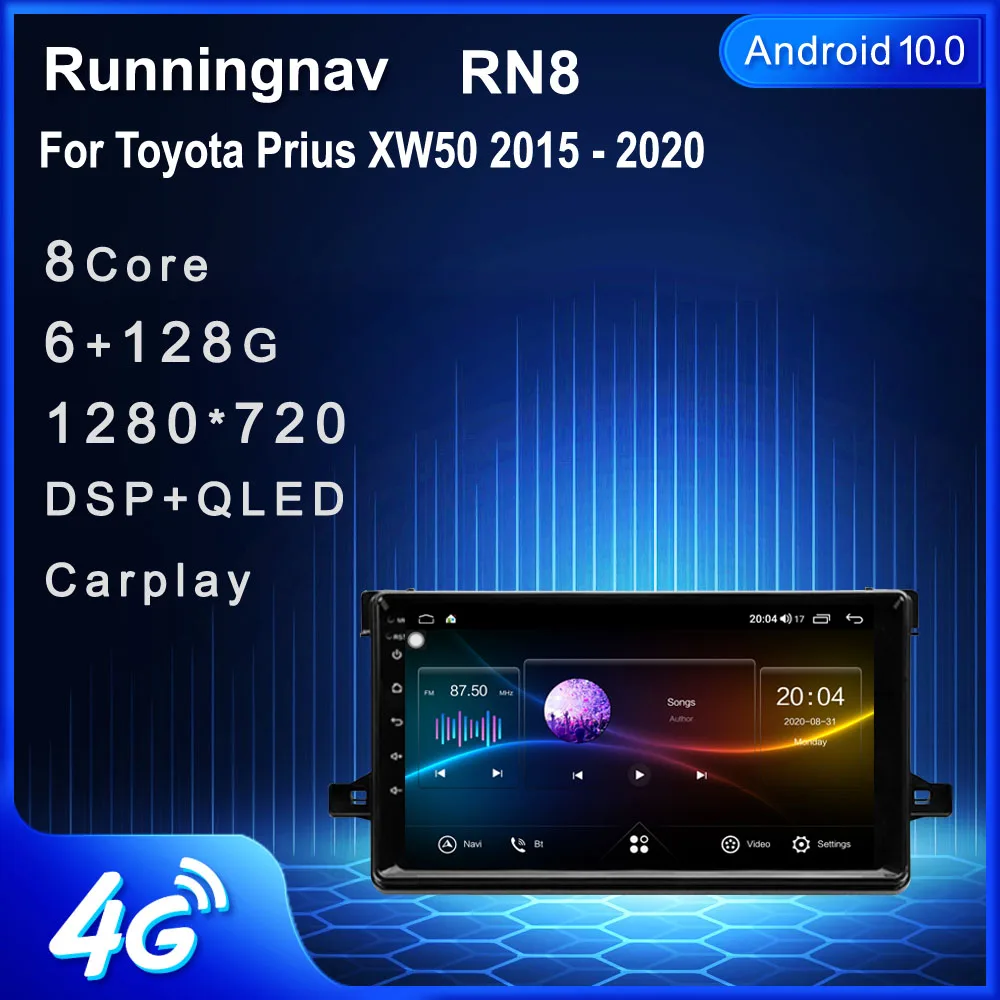 Android 10 1 для Toyota Prius XW50 2015 2016 2017 2018 2019 автомобильное радио мультимедийный