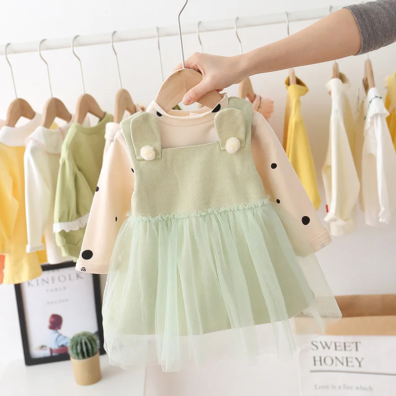 Костюм для маленьких девочек весна 2020 Детский комплект из двух предметов