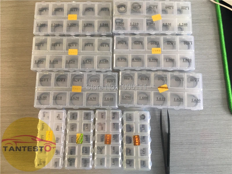 505 шт Common Rail Инжектор регулировочные шайбы прокладки комплекты для ремонта