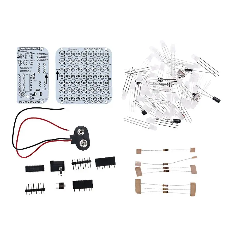 1 Набор DC9V DIY трехцветный светодиодный светильник для дыхания точечный матричный