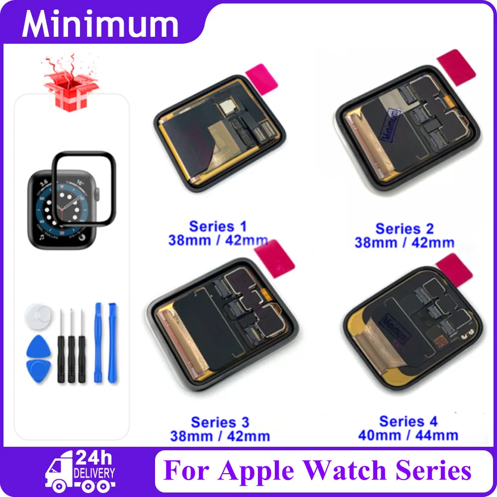 Для Apple Watch Series 1 2 3 38 мм 42 GPS сотовый ЖК дисплей кодирующий преобразователь