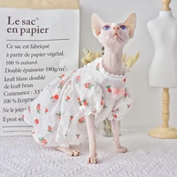 duomasumi naked sphynx kitty cat clothes pearl lace bubble pleated skirt thin hairless cat outfits sphynx kitten dress