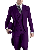 men suit new classic tuxedos modern blazer 3 piece tweed business suit
