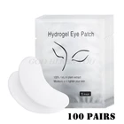 100 парлот, накладки под глаза, бумажные накладки для наращивания ресниц, накладки на глаза, наклейки, обертывания, бумажные накладки, инструменты для макияжа ресниц