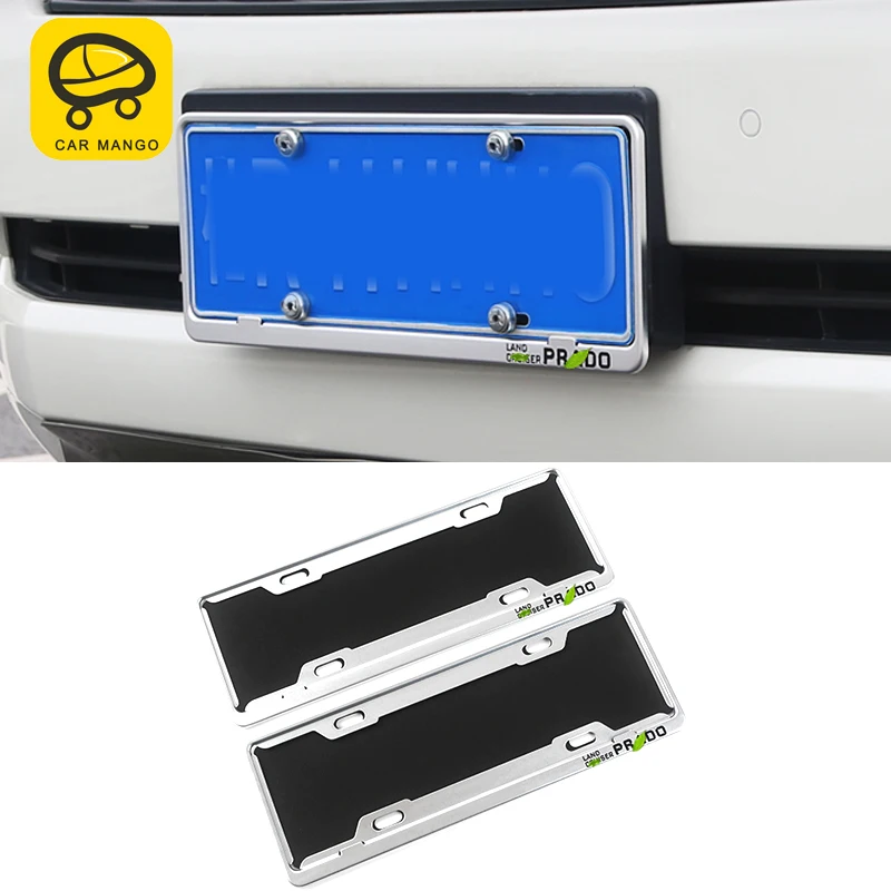CarManGo для Toyota Land Cruiser Prado 150 2010 2019 автомобильный Стайлинг номерной знак бирка рамка