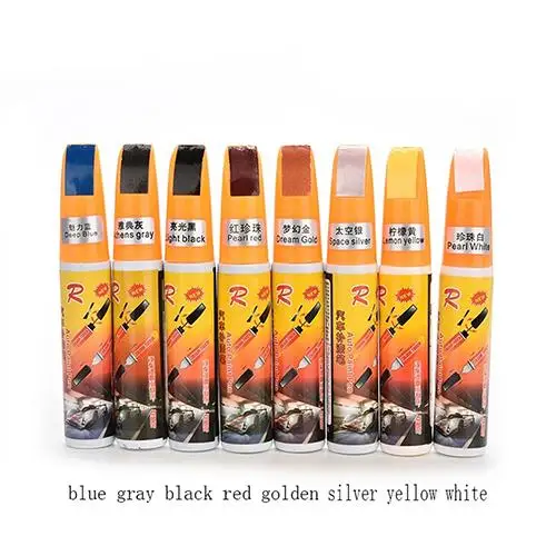 

12ml Car Colors Fix Coat Paint Touch Up Clear Pen Scratch Repair Remover Tools Mending pen Clear Original 8 colors For Choices
