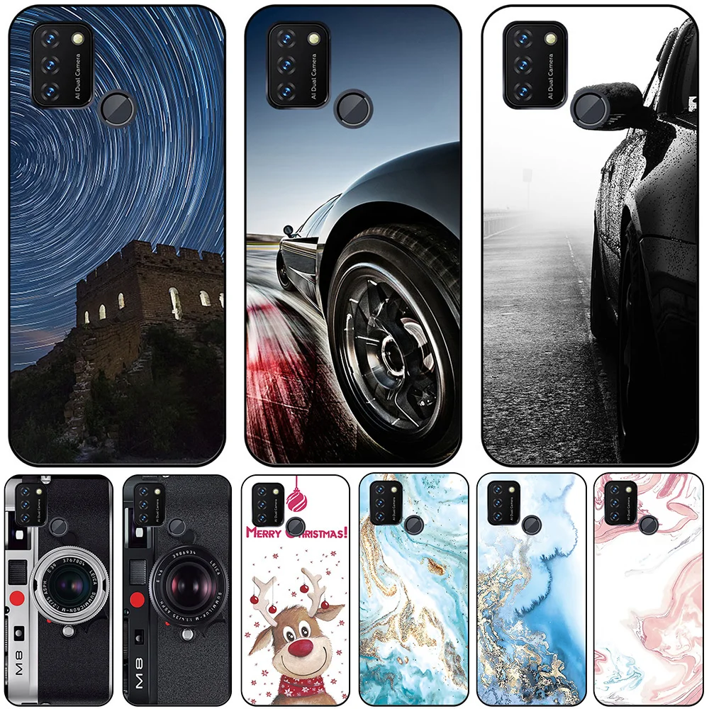 

Phone Bags & Case For BQ 6631G Surf 2020 6.53 inch Cover Soft Silicone Fashion Marble Inkjet Painted Shell Capa