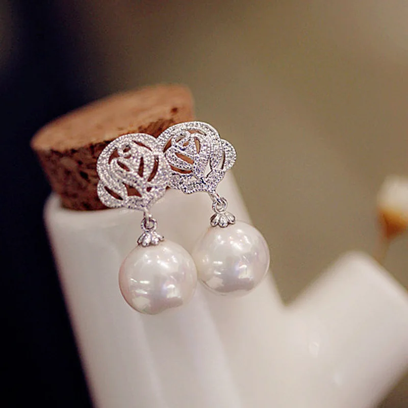 

Роскошные серьги-гвоздики в виде колец, серьги в форме капли для женщин, ювелирные изделия для свадебной вечеринки, аксессуары HTML