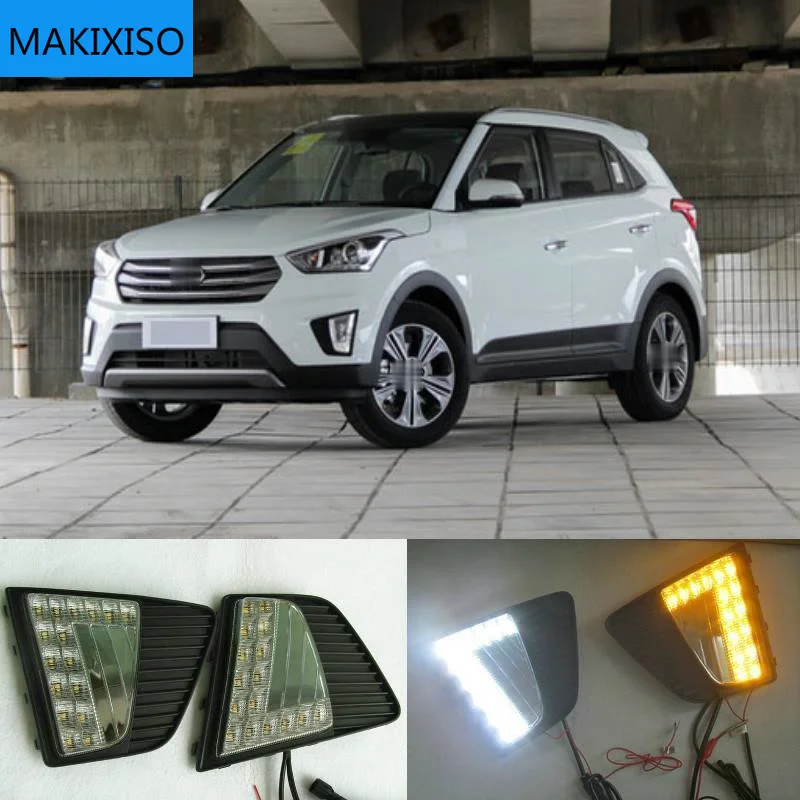 

For Hyundai ix25 Creta 2014 2015 2016 Driving DRL Daytime Running Light fog lamp Relay 12V LED Daylight car styling